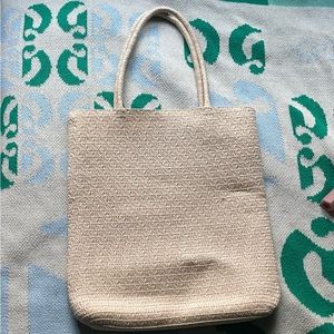 Beige tote